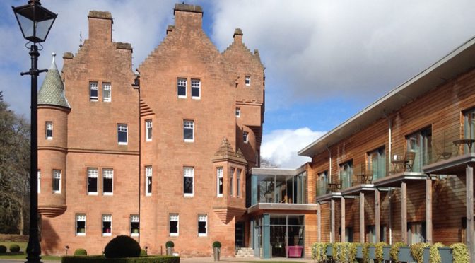 External view of Fonab Castle Hotel, Pitlochry