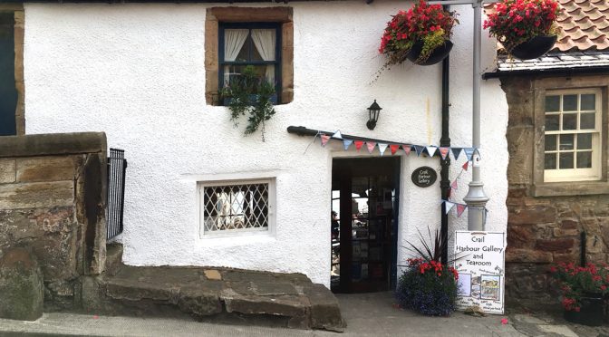 External view of Crail Harbour Gallery and Tearoom