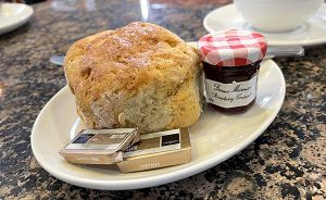 A scone at the Mill Café