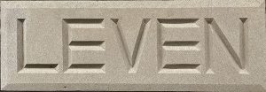 Leven carved in stone