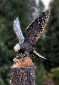 Eagle sculpture