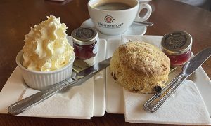 A scone at Victorias Pitlochry