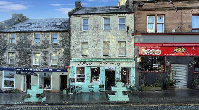 External view of Mint Café, Stirling