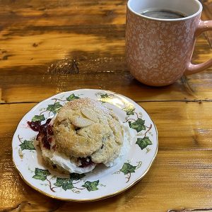 Scone at the Wee Winchburgh Café