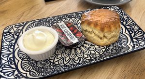 A scone at Broomhall Castle