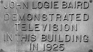 John Logie Baird plaque