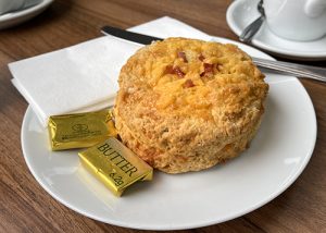 A scone at the Callendar Coffee House, Falkirk